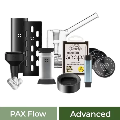 PAX Flow Advanced Vaporizer Kit - Color#Onyx>Greenstone>Blue haze