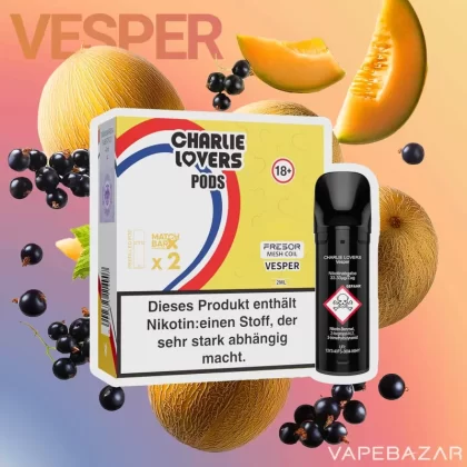 Charlie Lovers Pods – Vesper (2er Pack) - Vapebazar