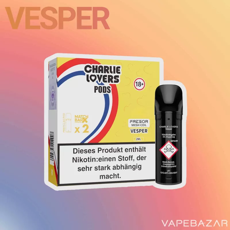 Charlie Lovers Pods – Vesper (2er Pack) - Vapebazar - Image 2
