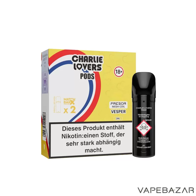 Charlie Lovers Pods – Vesper (2er Pack) - Vapebazar - Image 3