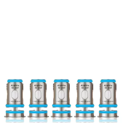 Atlantis SE Replacement Coils 5 Pack By Aspire - Resistance#0.18 Ohm>0.35Ohm>0.3 Ohm (004C2D)