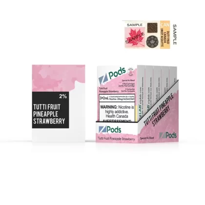 ZPODS – TUTTI FRUIT PINEAPPLE STRAWBERRY