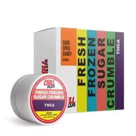 Sour Space Candy Fresh Frozen Sugar Crumble – THCA – Hybrid