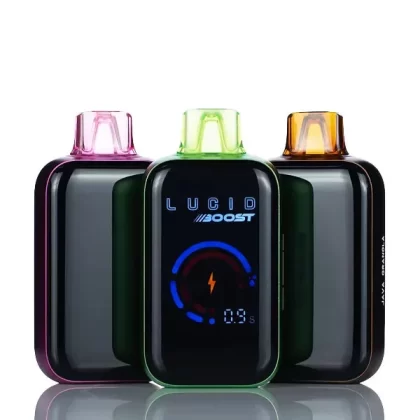 Lucid Boost 20k 20123 Puffs Dual Mesh Disposable Vape - 18ml (DISCONTINUED) - Yogi - Peanut Butter Banana Granola