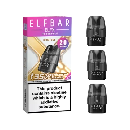 Elfbar ELFX 2.0 Pods - 0.8 Ohm - Ecigwizard