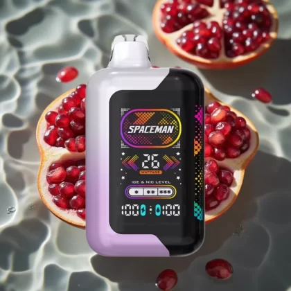 SMOK SPACEMAN SP40000 Zero Nicotine Disposable Vape 20ml Cherry Pomegranate 40000 Puffs 1000mAh LED Screen Dual Meshed Coil - Bangvapeaustralia