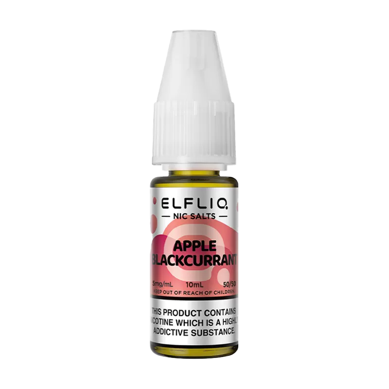 Apple Blackcurrant Elfliq Nic Salt by Elfbar - 10ml - 20mg - Vape Product (8DC53E)