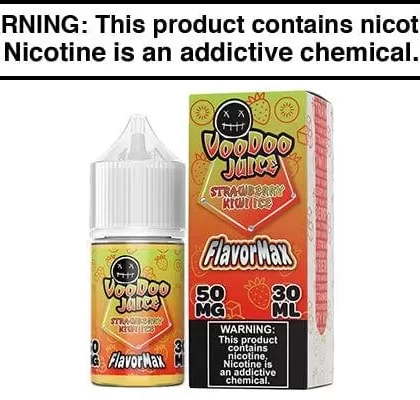 STRAWBERRY KIWI ICE BY VOODOO JUICE FLAVORMAX SALTS 30ML - Vapejuice