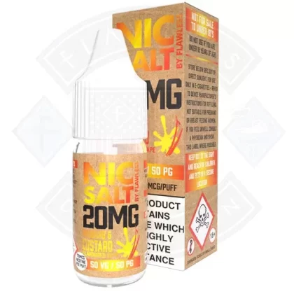 Nic Salt – Rhubarb & Custard 10ml By Flawless