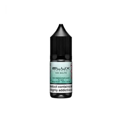 Elux Legend Nic Salts Kiwi Passion Fruit Guava E Liquid 10ml - Nicotine Strength#20mg>10mg
