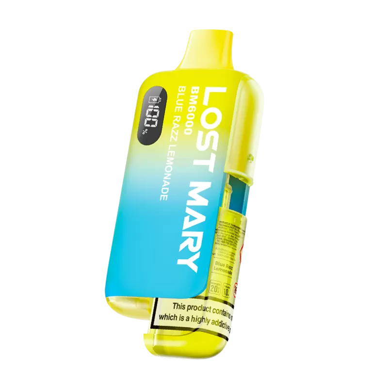 Lost Mary BM6000 Vape Kit - Strawberry Raspberry Cherry Ice / 10mg - Vapeshop Co - Image 2