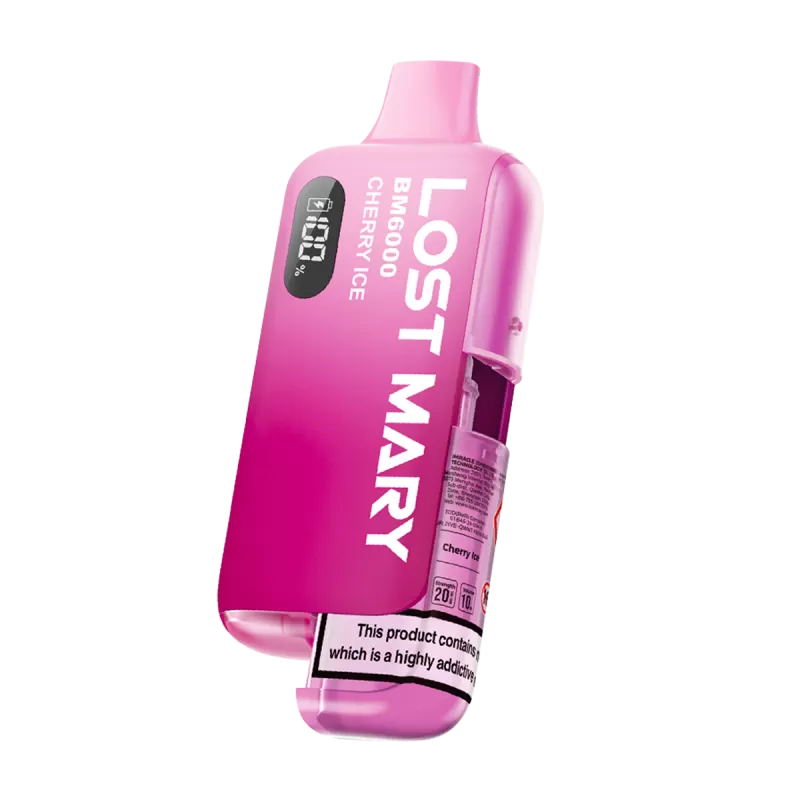 Lost Mary BM6000 Vape Kit - Strawberry Raspberry Cherry Ice / 10mg - Vapeshop Co - Image 3
