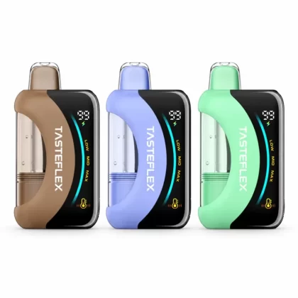 Tasteflex Cresmo 80K Disposable Vape (5%, 80000 Puffs) - Blue Razz Ice, Fresh Mint
