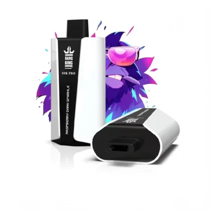 Bang King 30000 PRO 30,000 Puffs Disposable Vape - Strawberry Watermelon, Blueberry Ice; 3-nicotine, 5-nicotine