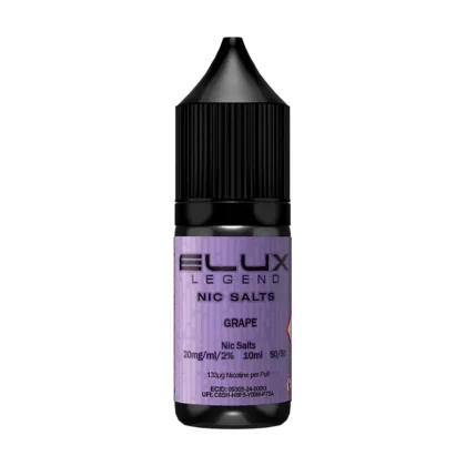 Grape Nic Salt by Elux 10ml - 20mg - Vape Product (6985C9)