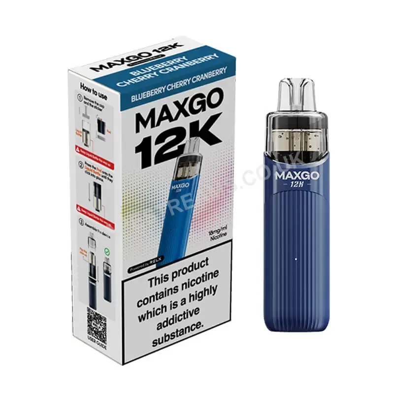 Relx Maxgo 12K Prefilled Vape Kit - Vapestreams Co