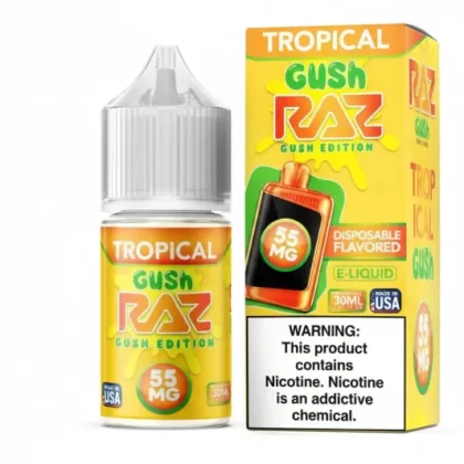 Tropical Gush – Pod Juice Salts x RAZ E-Liquid – 30mL