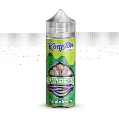 Sweet – Apple Sours Kingston 100ml Nicotine Free 0mg E Liquid VAPE Juice