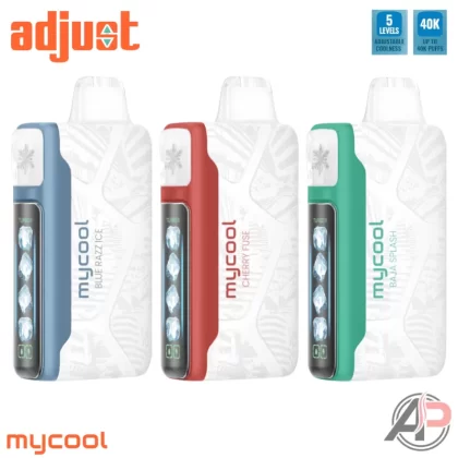 Adjust MyCool 40K Puffs Disposable Vape Device - Baja Splash, Blue Razz Ice