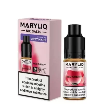 MaryLiq Red Cherry 10mg & 20mg Nic Salt 10ml Liquid (10 pk)