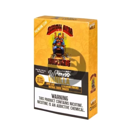 Death Row Records Wraps, 8 packs of 6, Vanilla