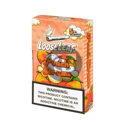 Loose Leaf Peach Dream wraps, 8 packs of 5