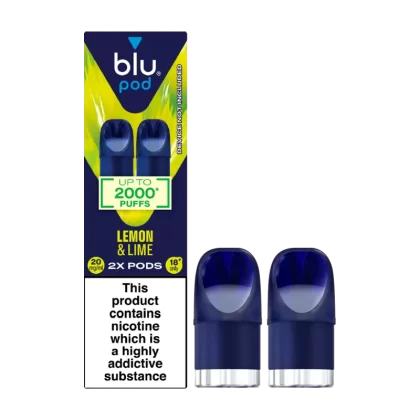 Lemon Lime Blu Bar Pods - 20mg - Vape Product (A3D10E)
