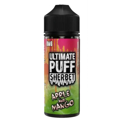 Ultimate Puff Sherbet Apple & Mango 100ml Shortfill E-Liquid - Ecigpremium