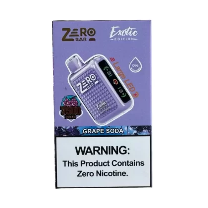 Grape Soda – Zero Bar – Exotic Edition – Zero Nicotine - Ejuicewarehouse