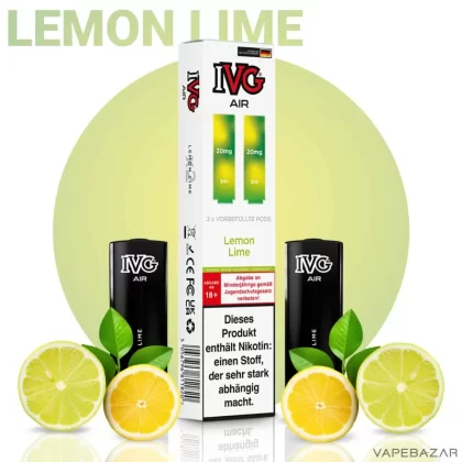 IVG AIR Pods – Lemon Lime (2er Pack) - IVG / 20mg/ml / 2ml / Nein