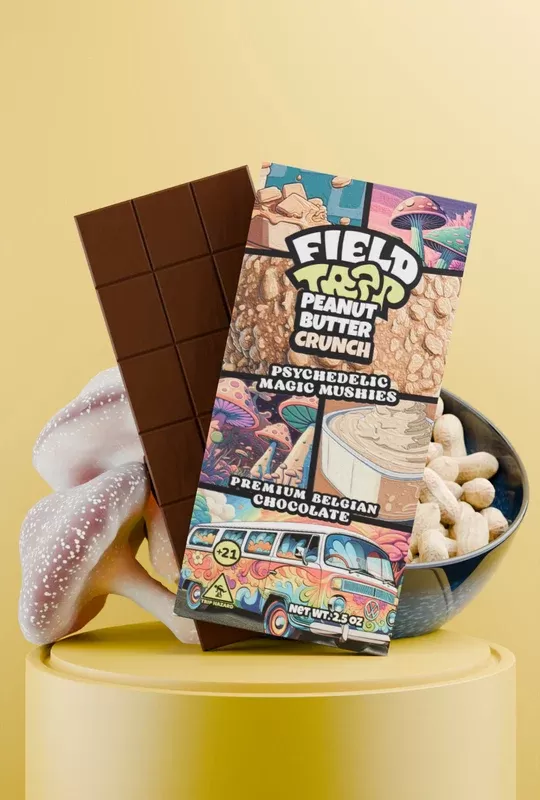 Peanut Butter Crunch – Psychedelic Magic Mushroom Chocolate - Ejuicewarehouse