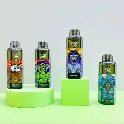 Original R&M PARADISE Rechargeable Disposable Vape Pen Device 8000 Puffs 600mah ( )