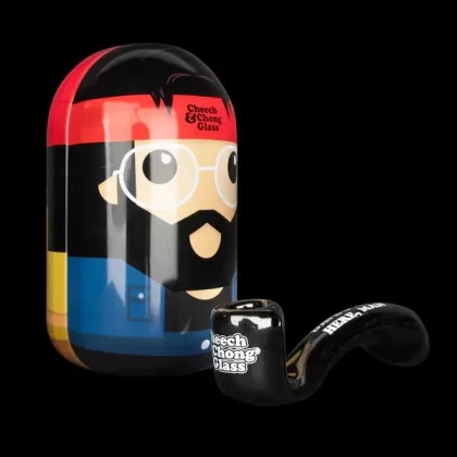 Cheech & Chong 5.5″ Sherlock - Style#Clear - Power to the Flower>Smoke - Power to the Flower