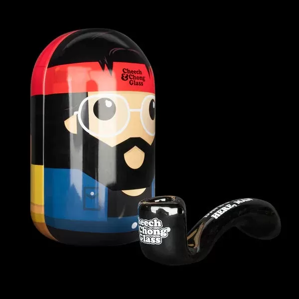 Cheech & Chong 5.5″ Sherlock - Style#Clear - Power to the Flower>Smoke - Power to the Flower
