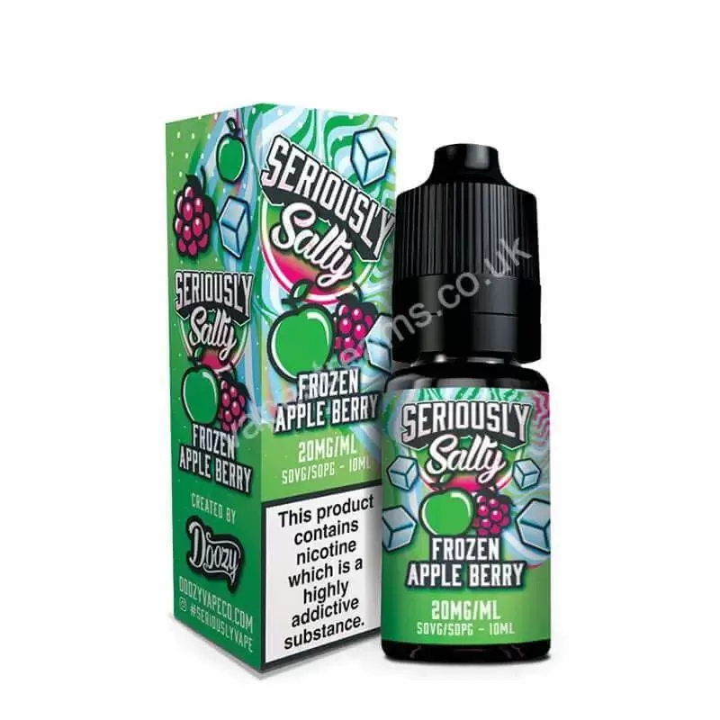 Doozy Seriously Salty Frozen Apple Berry Nic Salt E-Liquid - Vapestreams Co