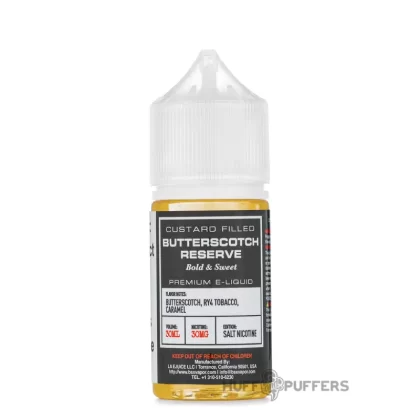 BSX Salt Nic – Butterscotch Reserve 30mL - Vape Product, Vape Product
