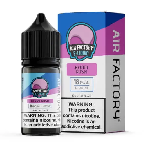 Air Factory Salts E-Liquid – Berry Rush – 30ml
