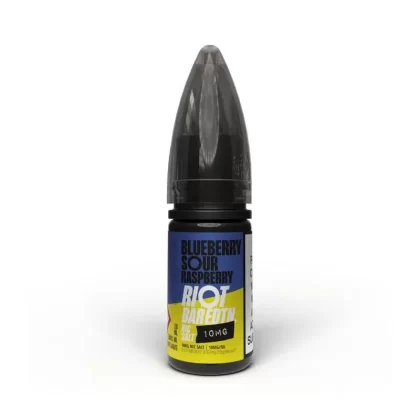 Blueberry Sour Raspberry Nic Salt e-Liquid by Riot BAR EDTN