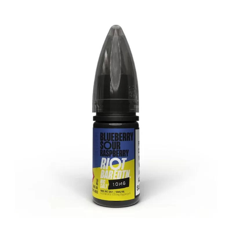 Blueberry Sour Raspberry Nic Salt e-Liquid by Riot BAR EDTN