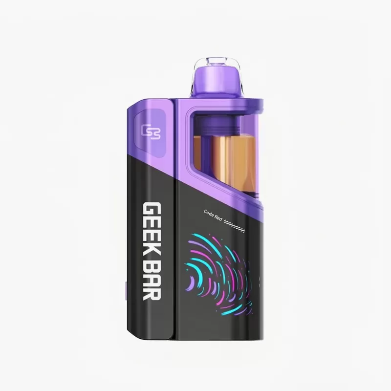 GEEK BAR Clio Platinum 50K – Dual Mesh – Disposable Vape - Blue Razz Ice, Code Red; Vape Product (B81F19) - Image 3