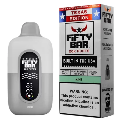 Fifty Bar Texas Edition 20K Disposable Vape