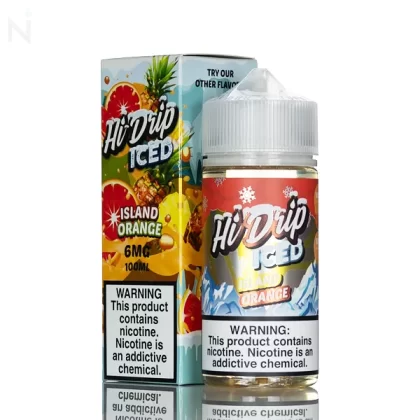 Hi Drip E-liquid Iced - Island Orange - 100ml - 6mg