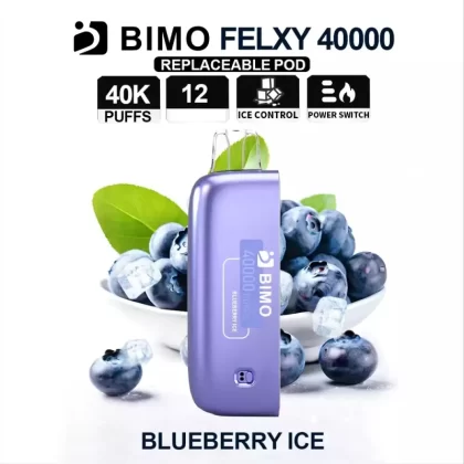 BIMO Felxy 40000 Pod – Blueberry Ice - Ozvapeone