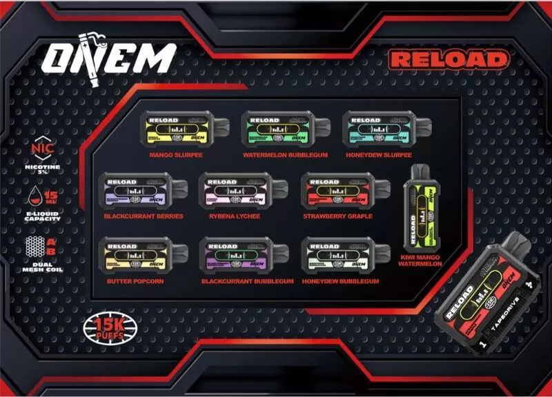 ONEM RELOAD Cartridge - Compatible with Vapetape Offgrid Battery - Honeydew Slurpee - Image 3