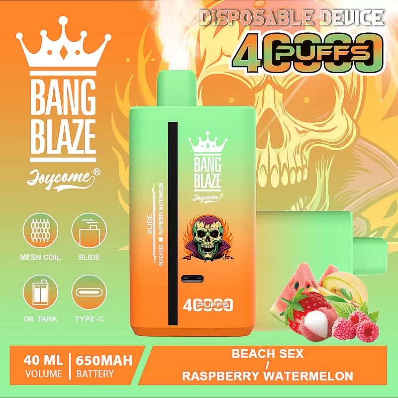 Bang Blaze 40K 40000 Puffs | dual option, 40mL, 32 options, rechargeable bulk disposable vape - Aiviouvapes - Image 3