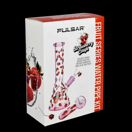 Pulsar Fruit Series Strawberry Cough Glow Pipe Duo - Ejuicewarehouse