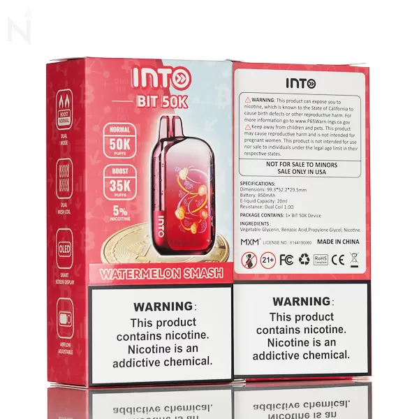 INTO BIT 50K 50,000 Puffs Disposable Vape - Image 3