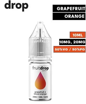 Grapefruit + Blood Orange Nic Salt Fruit Drop 10ml - 20mg / 10ml