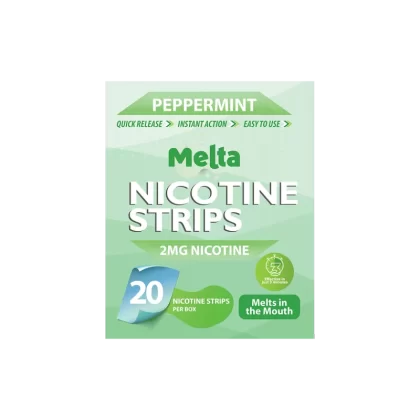 Peppermint Melta Nicotine Strips - Ecigwizard