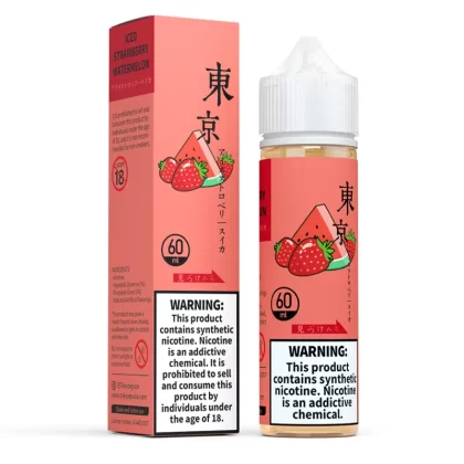 Tokyo Iced Strawberry Watermelon 60ml - Vapebazaar Pk